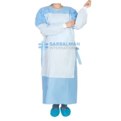 Disposable Reinforced Wraparound Surgical Gown