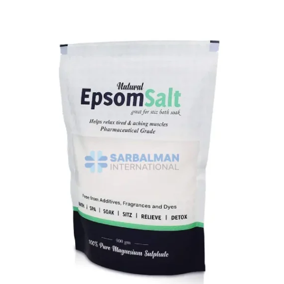 Epsom Salt for Pain Relief, Detoxification and Sitz Bath 900 gm