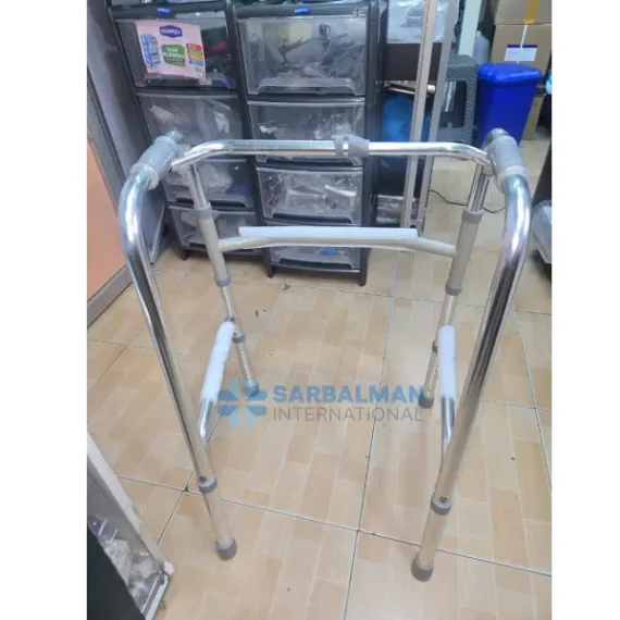 Walker Folding with 2 Wheels, Adjustable