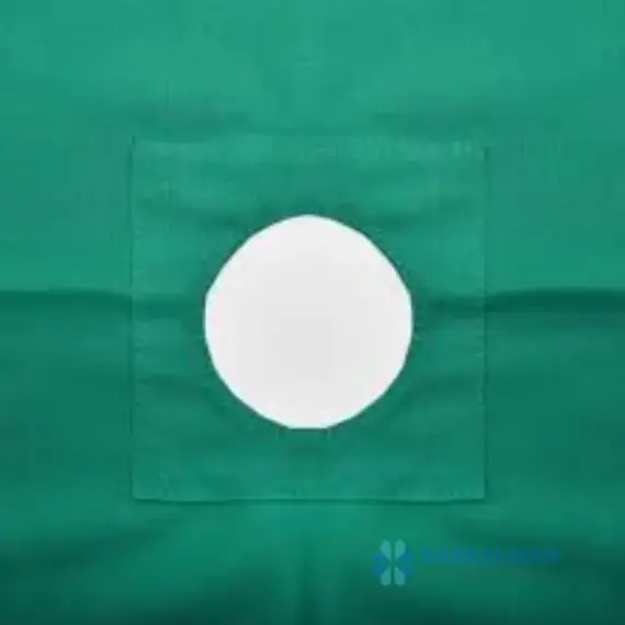 Reusable Cotton Drape Sheet with Hole.