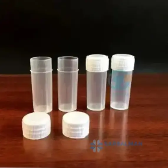 Plastic Lab Vials.